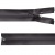 Молния водонепроницаемая PVC Т-7, 60 см, разъемная, цвет (301) т.серый - купить в Орле. Цена: 49.39 руб.