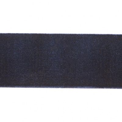 Лента бархатная нейлон, шир.25 мм, (упак. 45,7м), цв.180-т.синий - купить в Орле. Цена: 800.84 руб.