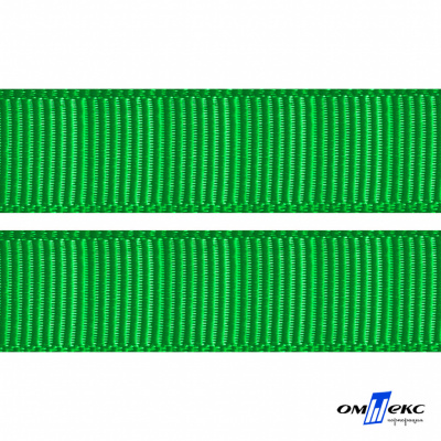 Репсовая лента 019, шир. 25 мм/уп. 50+/-1 м, цвет зелёный - купить в Орле. Цена: 298.75 руб.