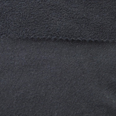 Флис DTY, 130 г/м2, шир. 150 см, цвет чёрный - купить в Орле. Цена 694.22 руб.