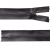 Молния водонепроницаемая PVC Т-7, 20 см, неразъемная, цвет (301)-т.серый - купить в Орле. Цена: 21.56 руб.
