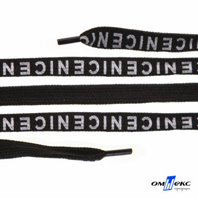 Шнурки #107-06, плоские 130 см, "СENICE" , цв.чёрный - купить в Орле. Цена: 23.03 руб.