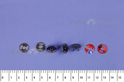 Кнопки магнитные МКМ-02, диам. 18 мм, чёрный никель - купить в Орле. Цена: 14.49 руб.
