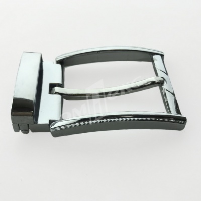 Пряжка металлическая для мужского ремня 845005А#2 (шир.ремня 40 мм), цв.-никель - купить в Орле. Цена: 110.29 руб.