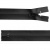 Молния водонепроницаемая PVC Т-7, 18 см, неразъемная, цвет чёрный - купить в Орле. Цена: 21.20 руб.