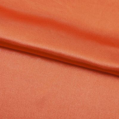 Поли креп-сатин 18-1445, 120 гр/м2, шир.150см, цвет оранжевый - купить в Орле. Цена 155.57 руб.