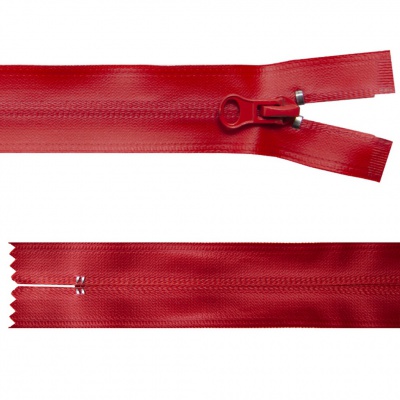 Молния водонепроницаемая PVC Т-7, 20 см, неразъемная, цвет (820)-красный - купить в Орле. Цена: 21.56 руб.