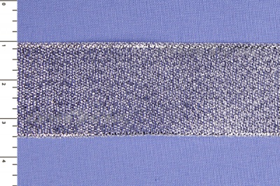 Лента парча MR-25, 25мм (33 м)  серебро - купить в Орле. Цена: 403.62 руб.