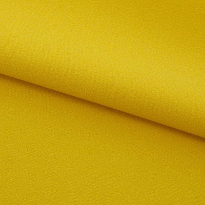 Креп стрейч Амузен 14-0756, 85 гр/м2, шир.150см, цвет жёлтый - купить в Орле. Цена 194.07 руб.