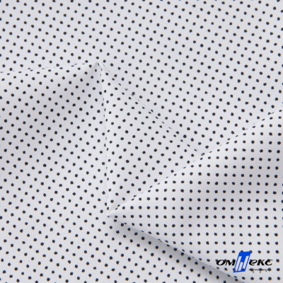Ткань сорочечная Этна, 120 г/м2, 58% пэ,42% хл, (арт.112) принтованная, шир.150 см, горох - купить в Орле. Цена 356.25 руб.
