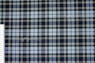 Ткань костюмная клетка Т7274 2004, 220 гр/м2, шир.150см, цвет т.синий/гол/бел - купить в Орле. Цена 