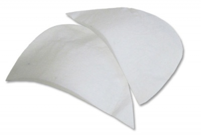 Плечевые накладки И-8 НЦ, составные, цвет белый - купить в Орле. Цена: 47.27 руб.