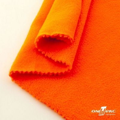 Флис DTY 240г/м2, люминесцентно-оранжевый, 150см (2,77 м/кг) - купить в Орле. Цена 640.46 руб.