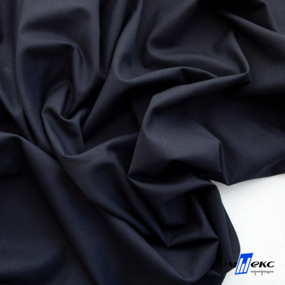Ткань сорочечная Илер 100%полиэстр, 120 г/м2 ш.150 см, цв. темно синий - купить в Орле. Цена 293.20 руб.