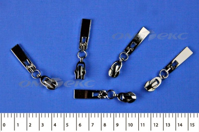 Слайдер декоративный, металлический №1/спираль Т7/никель - купить в Орле. Цена: 6.29 руб.