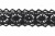 Тесьма кружевная 0621-1567, шир. 15 мм/уп. 20+/-1 м, цвет 080-чёрный - купить в Орле. Цена: 471.74 руб.