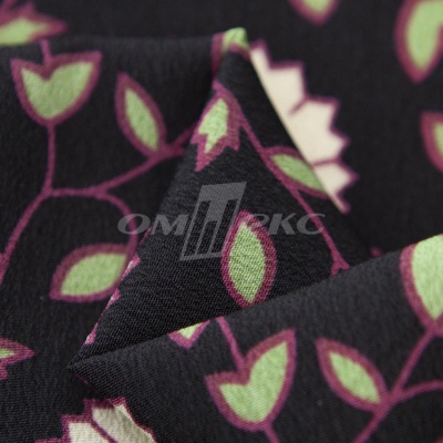 Плательная ткань "Фламенко" 10.1, 80 гр/м2, шир.150 см, принт растительный - купить в Орле. Цена 241.49 руб.