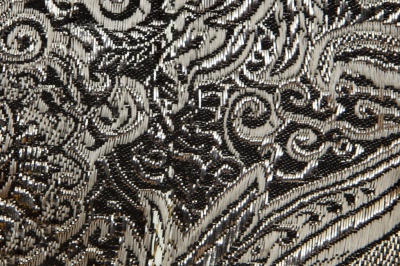 Ткань костюмная жаккард №11, 140 гр/м2, шир.150см, цвет тем.серебро - купить в Орле. Цена 383.29 руб.