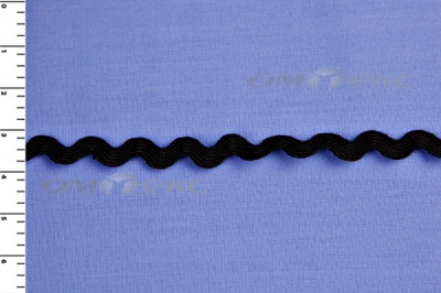 Тесьма плетеная "Вьюнчик"/черный - купить в Орле. Цена: 48.11 руб.