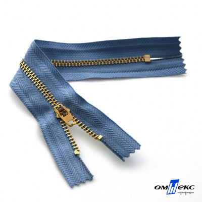 Молнии джинсовые металл т-4, 18 см латунь (YG), цв.-деним (231) - купить в Орле. Цена: 21.57 руб.