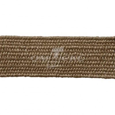 Тесьма отделочная полипропиленовая плетеная эластичная #2, шир. 40мм, цв.- соломенный - купить в Орле. Цена: 50.99 руб.