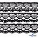 Кружево капроновое JM-W-831, шир. 15 мм/уп.50 м, цвет чёрный
