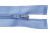 Спиральная молния Т5 351, 40 см, автомат, цвет св.голубой - купить в Орле. Цена: 13.03 руб.