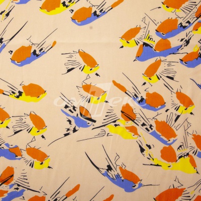 Плательная ткань "Софи" 14.1, 75 гр/м2, шир.150 см, принт птицы - купить в Орле. Цена 241.49 руб.
