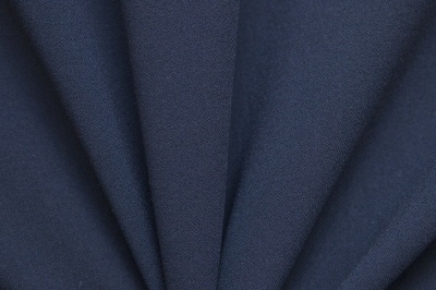 Костюмная ткань с вискозой "Бриджит", 210 гр/м2, шир.150см, цвет т.синий - купить в Орле. Цена 564.96 руб.