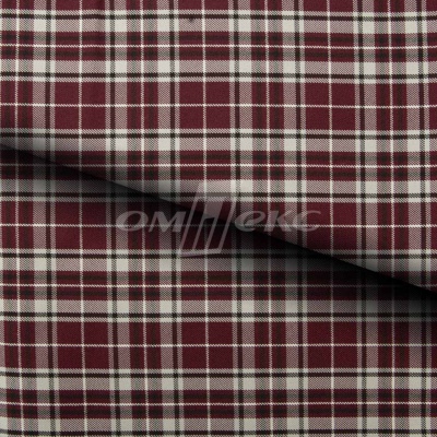 Ткань костюмная клетка 25577 2016, 230 гр/м2, шир.150см, цвет бордовый/сер/ч/бел - купить в Орле. Цена 545.24 руб.