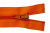 Спиральная молния Т5 849, 75 см, автомат, цвет оранжевый - купить в Орле. Цена: 16.28 руб.