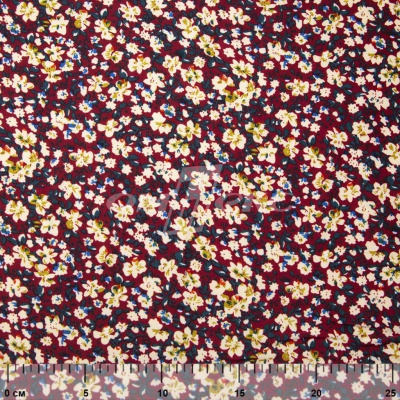 Плательная ткань "Софи" 5.1, 75 гр/м2, шир.150 см, принт растительный - купить в Орле. Цена 243.96 руб.