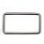 Рамка металлическая прямоугольная, 40 х 15 мм- тём.никель - купить в Орле. Цена: 4.60 руб.