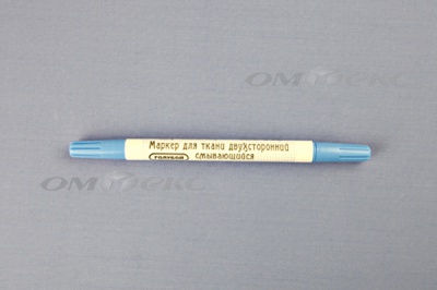 Маркер двухсторонний смывающийся для ткани RA-002 голубой - купить в Орле. Цена: 207.84 руб.