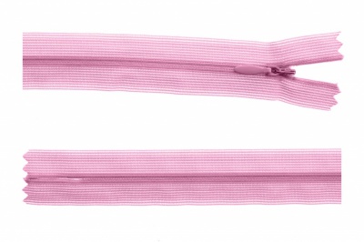 Молния потайная Т3 513, 60 см, капрон, цвет св.розовый - купить в Орле. Цена: 10.13 руб.