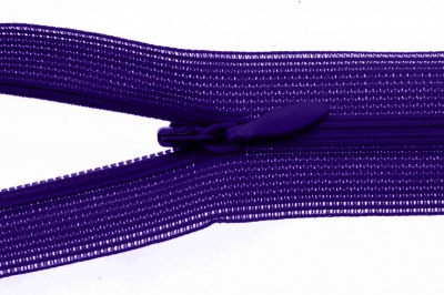 Молния потайная Т3 866, 20 см, капрон, цвет фиолетовый - купить в Орле. Цена: 5.27 руб.