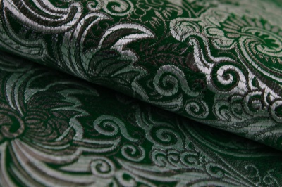 Ткань костюмная жаккард, 135 гр/м2, шир.150см, цвет зелёный№4 - купить в Орле. Цена 441.94 руб.