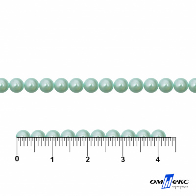 0404-5146G-Полубусины пластиковые круглые "ОмТекс", 4 мм, (уп.50гр=2500+/-10шт), цв.086-бл.бирюза - купить в Орле. Цена: 63.50 руб.