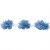 Тесьма плетеная "Рюш", упак. 9,14 м, цвет голубой - купить в Орле. Цена: 45.87 руб.
