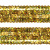 Тесьма с пайетками D16, шир. 20 мм/уп. 25+/-1 м, цвет золото - купить в Орле. Цена: 786.13 руб.