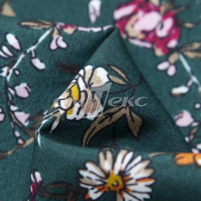 Плательная ткань "Фламенко" 6.1, 80 гр/м2, шир.150 см, принт растительный - купить в Орле. Цена 241.49 руб.