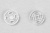 Кнопки пришивные пластиковые 11,5 мм, блистер 24шт, цв.-прозрачные - купить в Орле. Цена: 59.44 руб.
