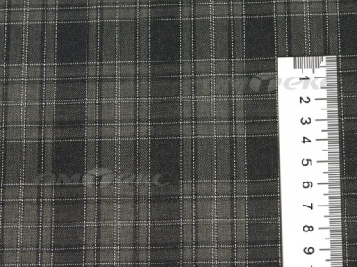 Ткань костюмная клетка 25235 2004, 185 гр/м2, шир.150см, цвет серый/бел - купить в Орле. Цена 