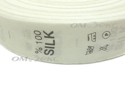 Состав и уход за тк.100% Silk (1000 шт) - купить в Орле. Цена: 520.46 руб.
