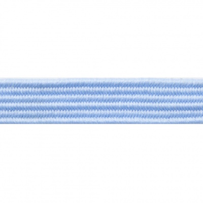 Резиновые нити с текстильным покрытием, шир. 6 мм ( упак.30 м/уп), цв.- 108-голубой - купить в Орле. Цена: 155.22 руб.